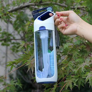 特惠美国Kor 酷水Nava泫爱杯650ml 椰壳活性炭水杯不含BPA 运动杯