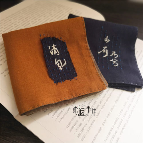 纯手工刺绣古朴古风对diy可手帕