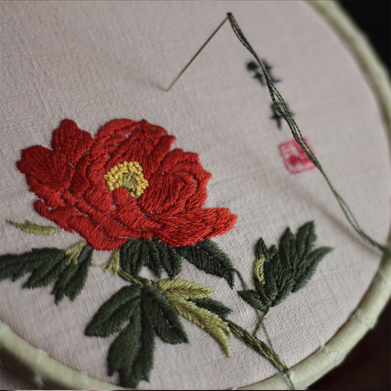 神驰工作室手帕diy材料包包邮