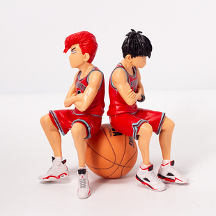 篮球小子PVC摆件蛋糕装饰 生日烘焙装扮樱木花道 流川枫手办摆件
