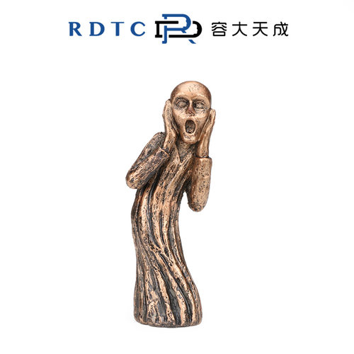 心理沙盘游戏沙具尖叫呐喊模型