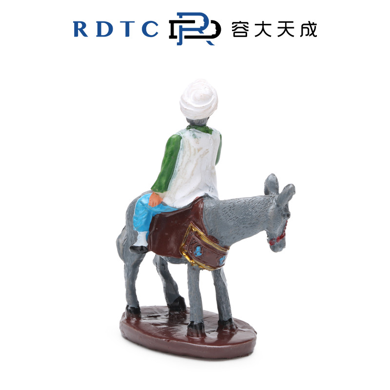 RONG DATIANCHENG 심리 상담 샌드 박스 게임 모래 상자 안뜰 캐릭터 모델 장식품 장난감 AVANTI 승마 당나귀