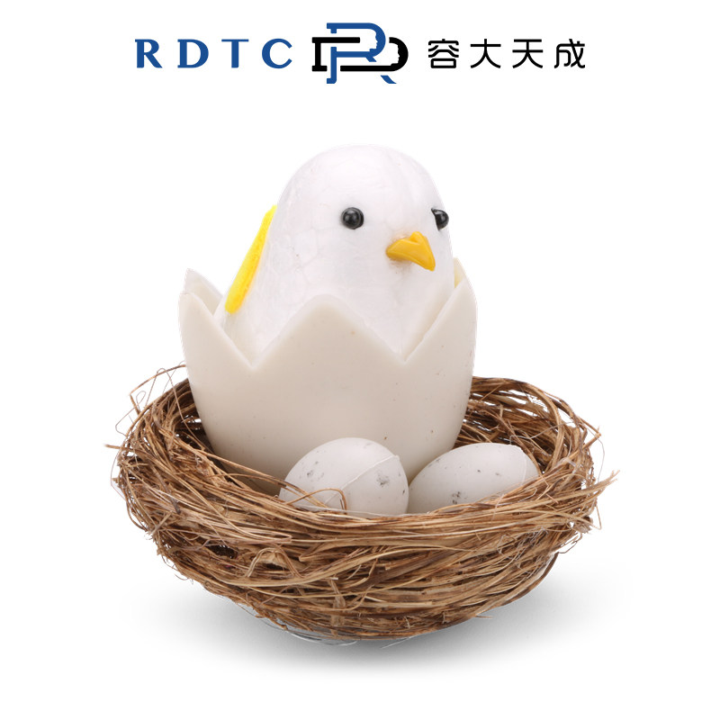 RONG DATIANCHENG 심리적 샌드 박스 모래 모델 장난감 장식품 동물 샌드 박스 게임 모래 세트-닭 껍질 깨기