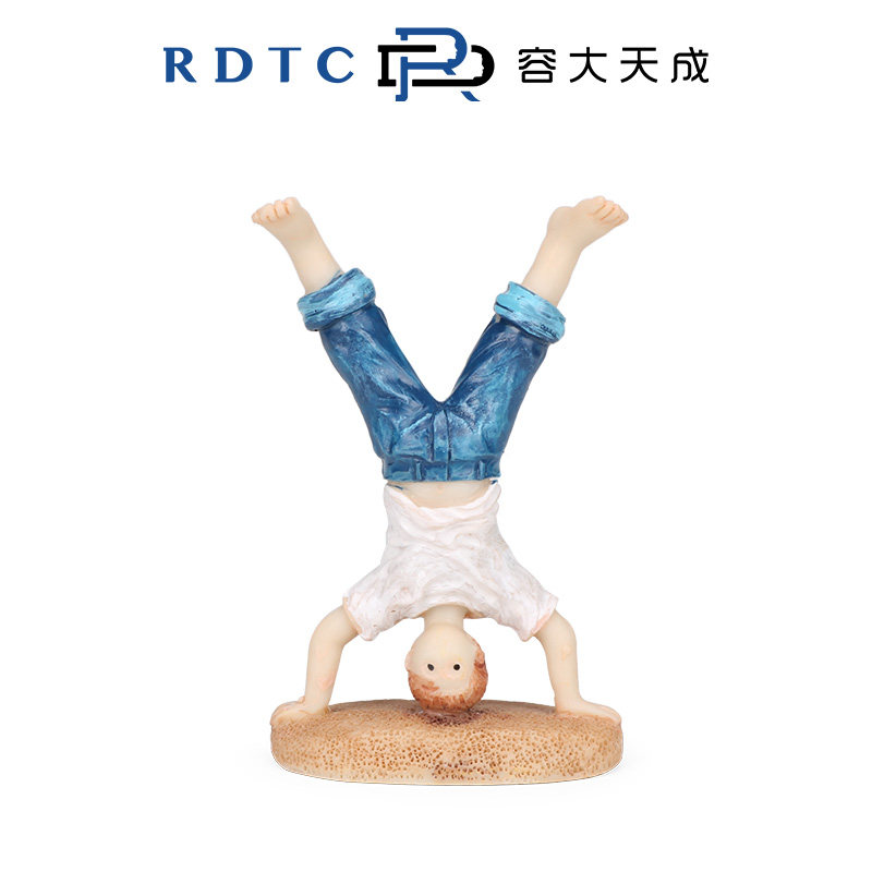 [롱다 오리지널 심리모래 세트] 다른 각도에서 본 거꾸로 된 캐릭터 모델 모래판 게임 댄스 퍼포먼스