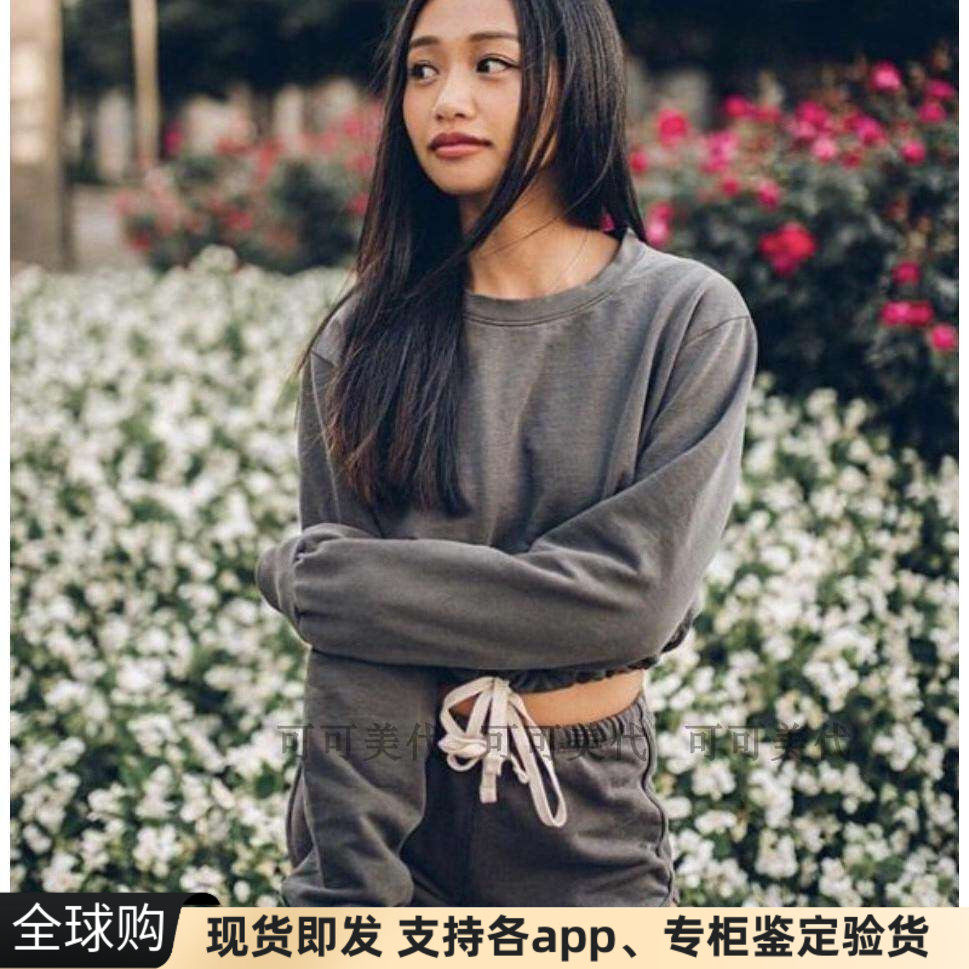 美国水洗做旧短裤套头卫衣现货