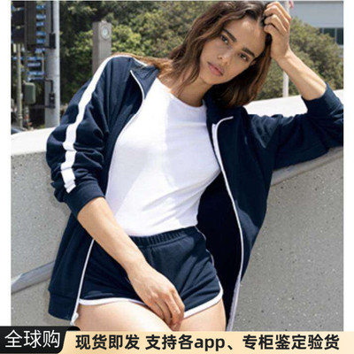 正品现货AA复古滚边拼色运动外套