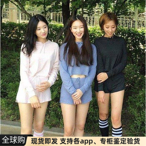 现货美国American apparel AA ins网红纯色系带宽松打底运动短裤