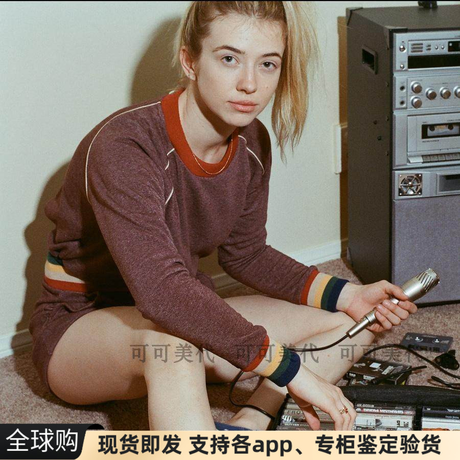 美国拼色套头短裤卫衣现货