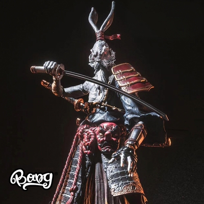 福瑞星球兔人剑豪无名手办