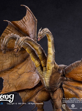 【Bang】现货 HIYA海雅 哥斯拉 怪兽之王 王者基多拉2.0 手办摆件