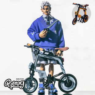 【Bang】预售 MR.Z x 漫衍体 1/6折叠单车 兵人配件桌面摆件礼物
