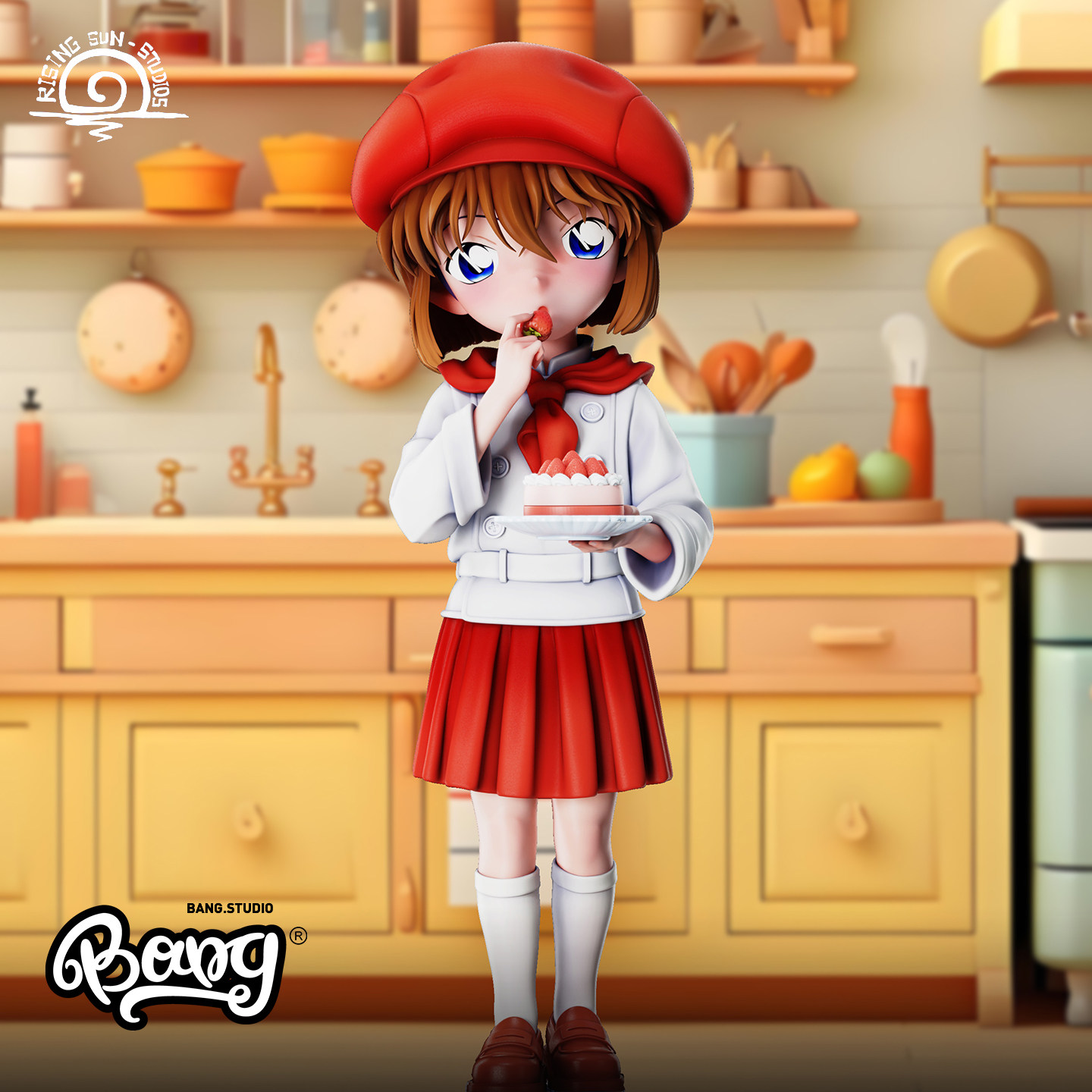 【Bang】现货 RS工作室 草莓小哀 Q版GK手办灰原哀摆件礼物