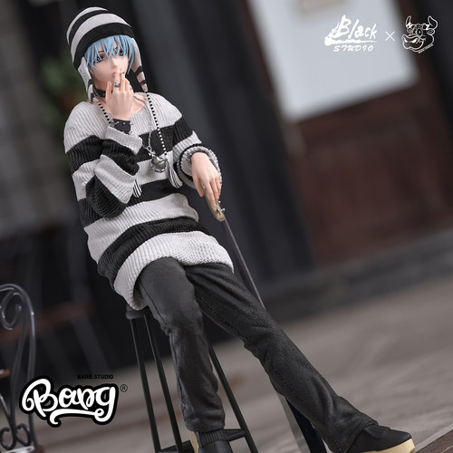 BLACKxNIUZI冈崎真一3.0手办