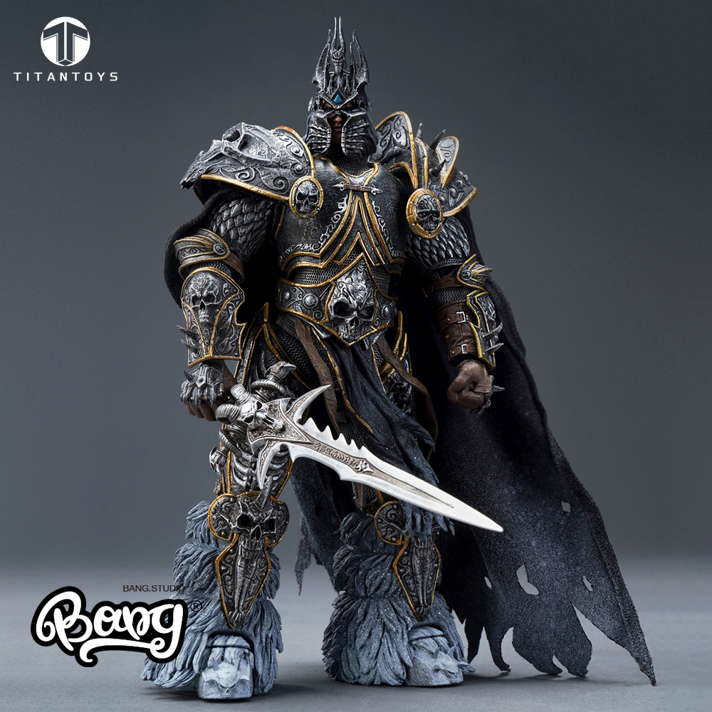 魔兽冰霜骑士1/12人偶手办