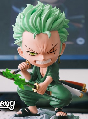 【Bang】现货 NINETY SEVEN STUDIO 索隆 限量潮玩GK手办摆件