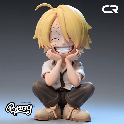 CRSTUDIO海贼Q版山治手办摆件