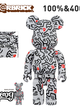 【Bang】现货 Bearbrick 400% 100% KEITH HARING 凯斯哈林 8代