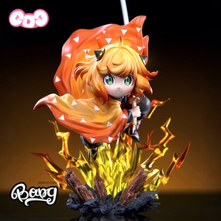 GJJ STUDIO 霹雳小女孩 Q版 现货 我妻善逸阿尼亚 GK手办 Bang