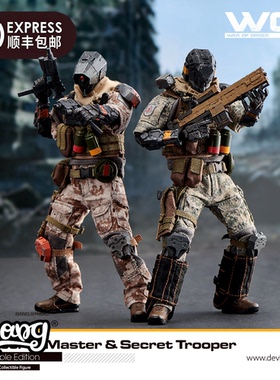 【Bang】预售 DEVIL TOYS SECRET MASTER / TROOPER 1/12人偶手办