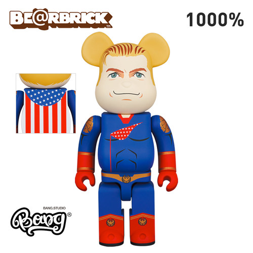 超人潮玩手办现货Bearbrick