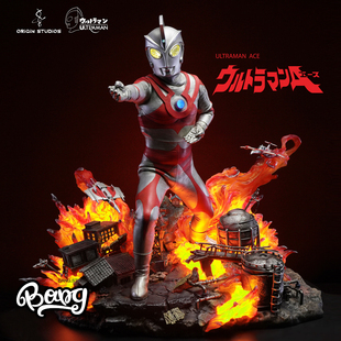 【Bang】预售 起源 正版授权 经典奥特曼艾斯场景雕像 手办摆件