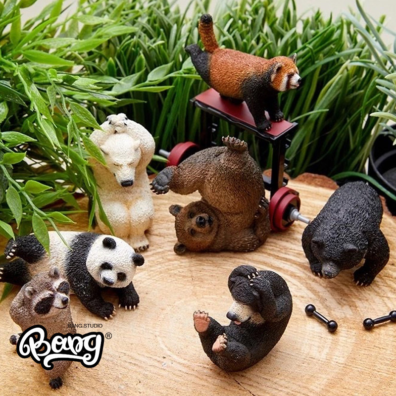 【bang】现货 animal life 瞧你那熊样 盲盒 动物手办摆件礼物