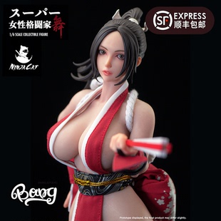 NINJA CAT 女格斗家 现货 舞 6可动人偶手办摆件礼物 Bang