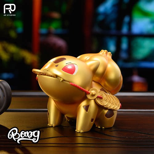 RPSTUDIO招财蒜头蛙茶宠GK手办