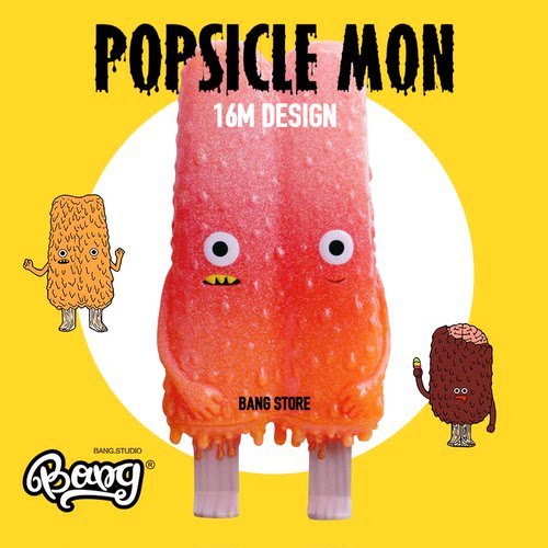 POPSICLEMON橙色冰棒小怪兽