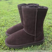 真皮牛皮雪地靴5825中筒保暖大码 47码 棉靴防滑牛筋底男棉鞋 有46