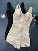 紧版 韩 收腹塑身美体前拉链精品提臀有钢圈托胸侧收连体内衣 单 元