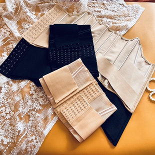 重压美容院身材管理器塑身美体收腹带收肚强效紧身束腰封网孔透气