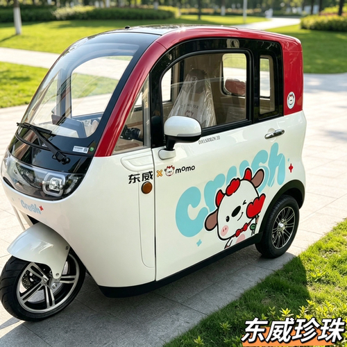 新款东威珍珠电动三轮车可挂牌可上路新国标超大空间锂电池大续航