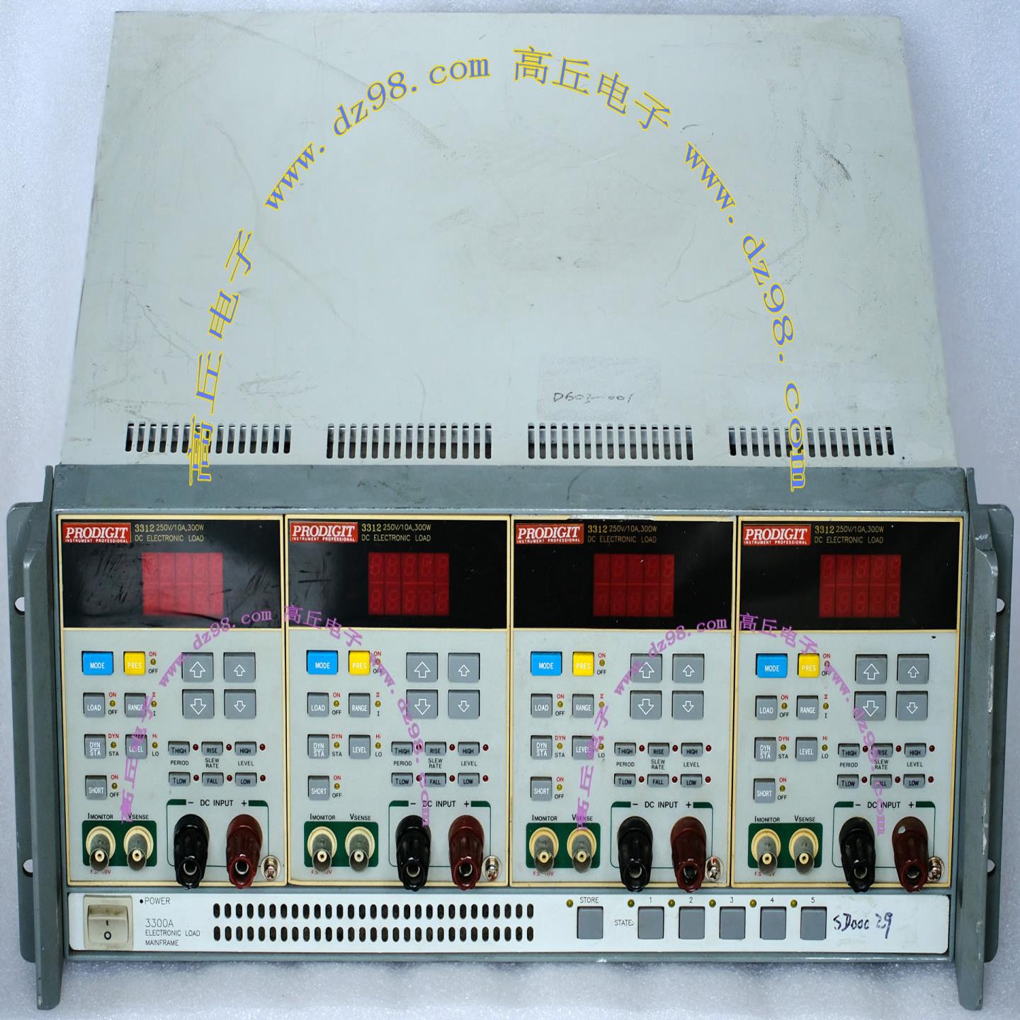 博计 PRODIGIT 3300A 4路 3312 四通道 电子负载 300W 250V 10A