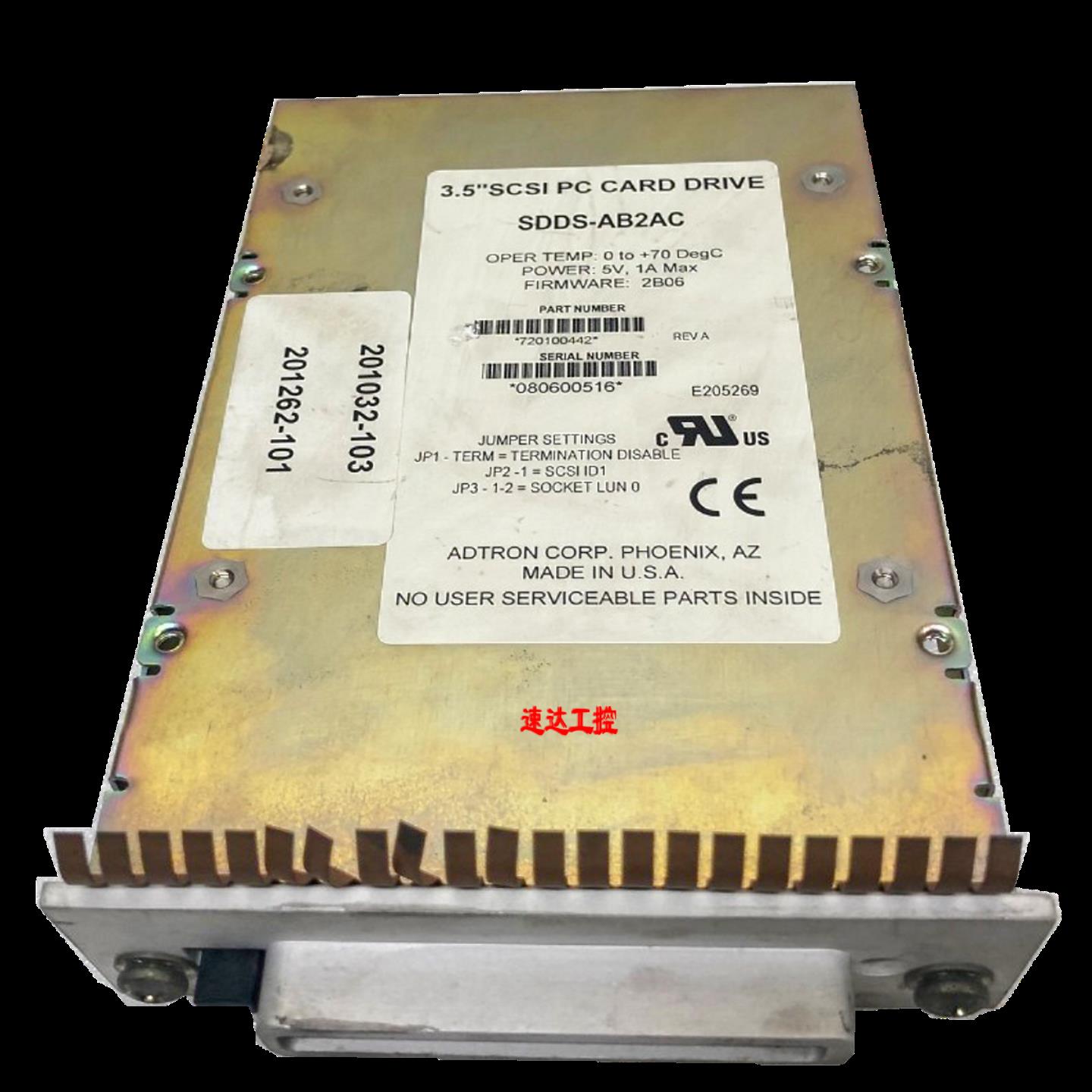 SDDS-AB2AC工业设备35 SCSI PC卡驱动器50PIN现货实图