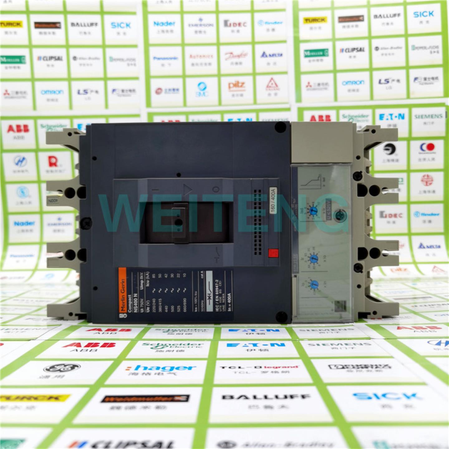 10年老店 梅兰日兰 NS400N STR23SE 三相低压断路器400A 总闸空开