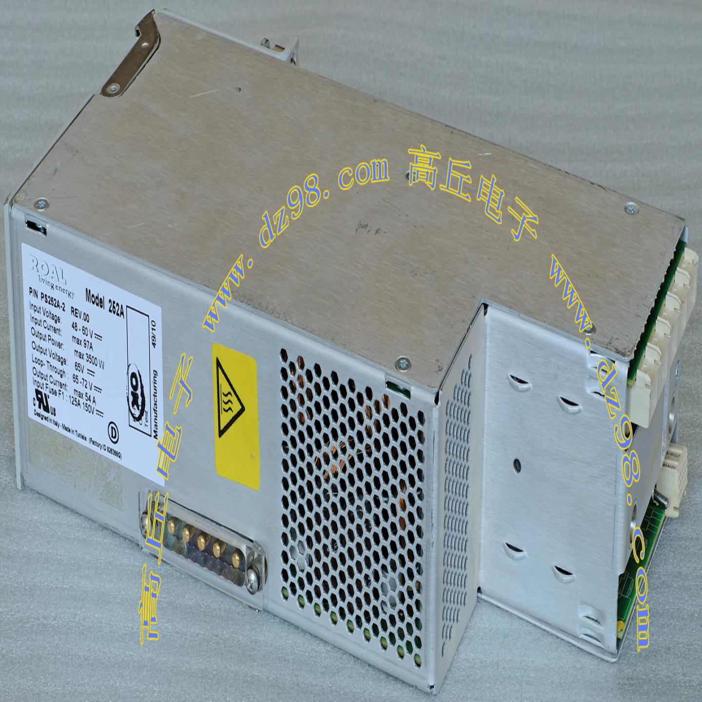 ROAL PS252A-2 48-72V转65V 3500W 大功率 直流 升压 电源