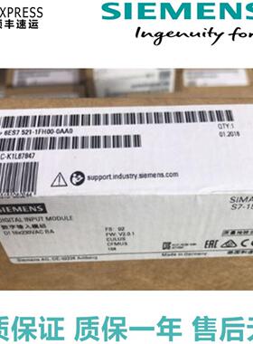 6ES7521-1FH00-0AA0 S7-1500 数字输入模块6ES75211FH000AA0