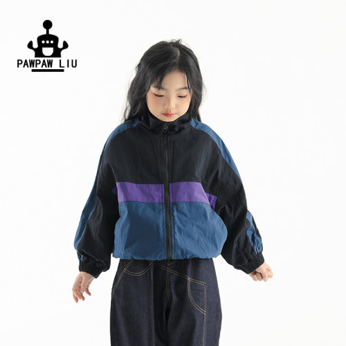 女童春款外套帅气棒球服夹克衫潮