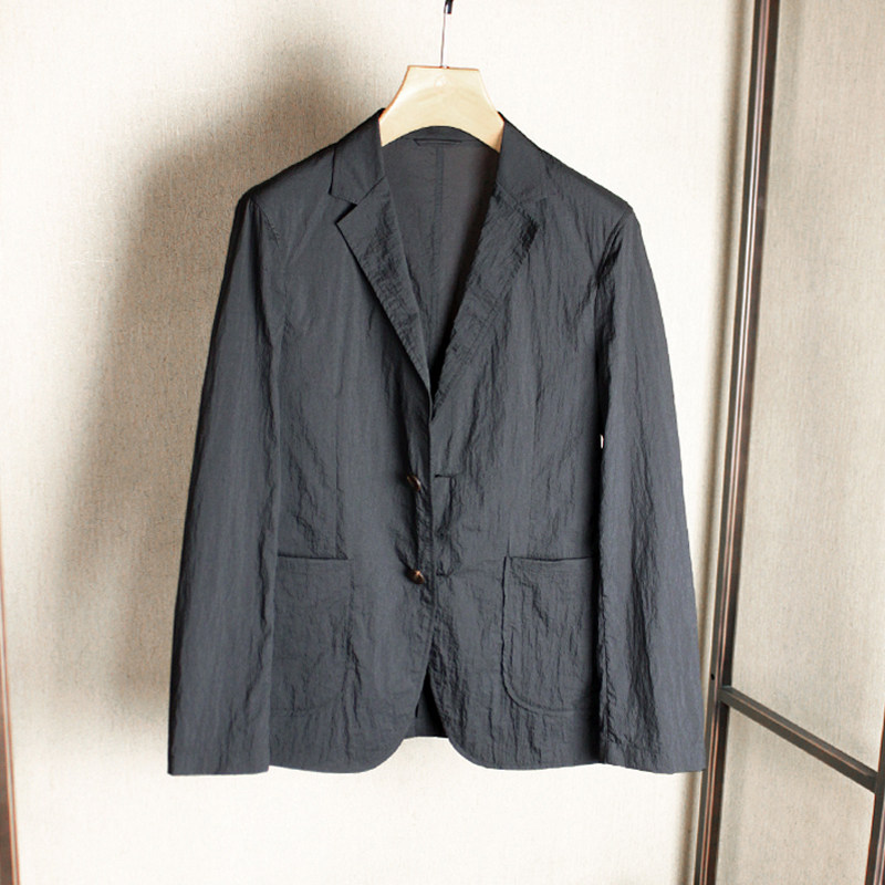 【轻盈裸感 不足100克】~精致简约男士春夏高轻盈面料休闲西服男