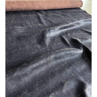 真丝香云纱手工布料非遗布料中式服装面料汉服唐装布料