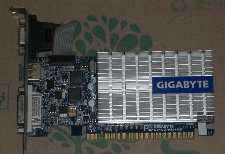 ¼¼@¼ÎGV-N210SL-1GI GT210ÏÔ¿¨ ÕæÊµ1GÏÔ´æ ¾²Òô°æ ʵÎïͼ ÍêºÃ
