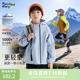 儿童软壳女童户外加厚上衣潮 2024新款 咕噜日记童装 男童外套秋冬款