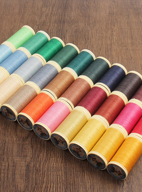 麋鹿先生 法国Au Chinois钩珠棉线法式刺绣人牌钉珠线sajou150米