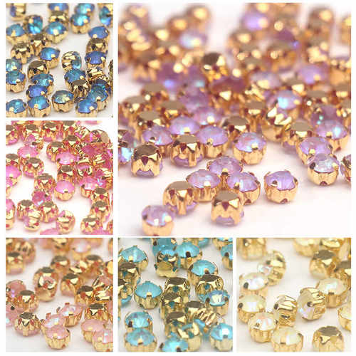 单爪服装串珠配饰蛋白系列手缝钻