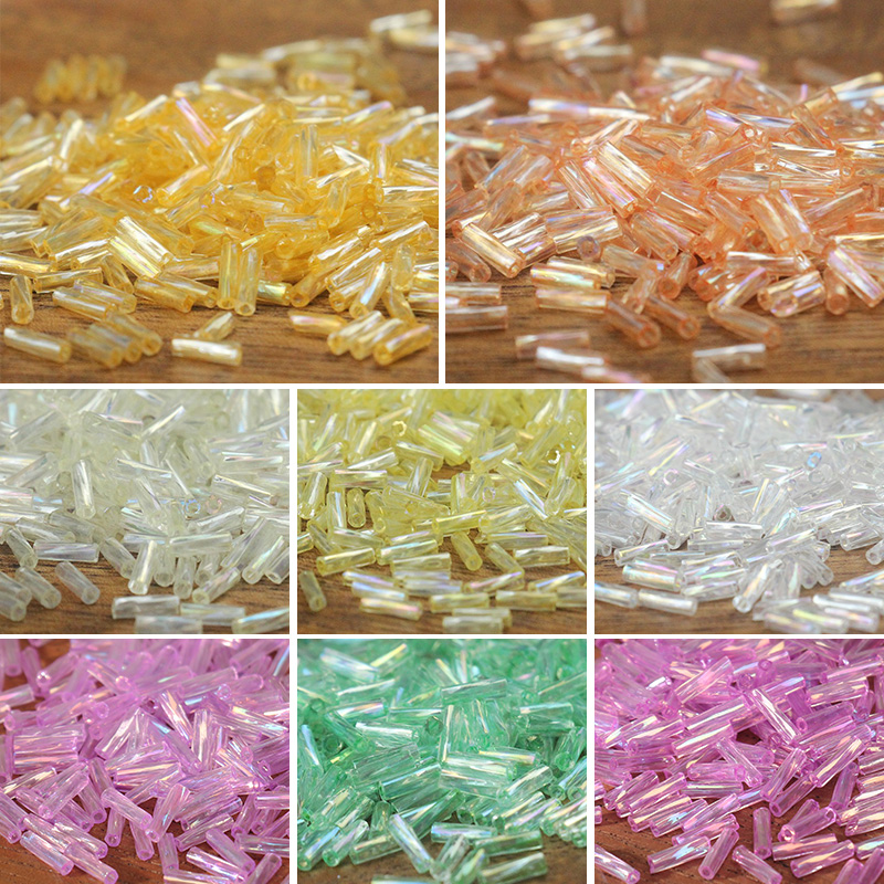 6mm螺旋管珠扭管玻璃管珠