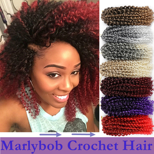 Braiding Hair MaliBob Braids脏辫 Marlybob Synthetic Crochet