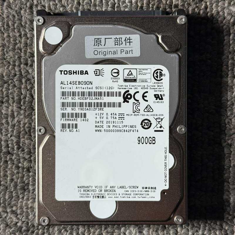 曙光东芝 AL14SEB090N 900G 2.5寸 10--议价商品