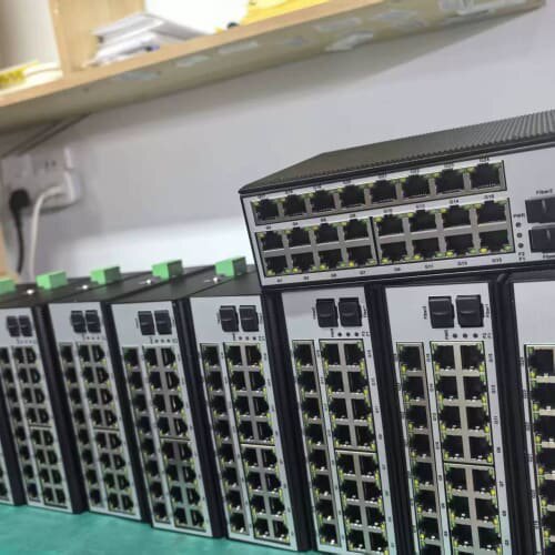 工业级交换机两光四电POE（2光4电工业级）千兆导轨式交换机--议