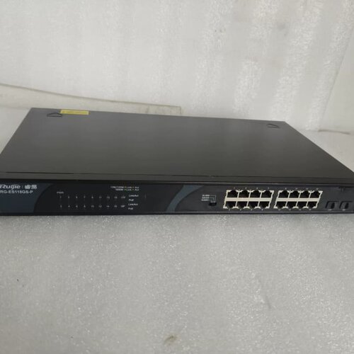 二手 锐捷睿易RG-ES118GS-P千兆POE交换机 16--议价商品